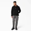 Veste en toile de coton Duck Canvas doublée de polaire à poils longs