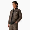 Veste en toile de coton imprimée fleurs Ellis