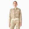Veste en toile de coton imprimée fleurs Ellis pour femme Veste en toile de coton imprimée fleurs Ellis pour femme