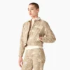Veste en toile de coton imprimée fleurs Ellis pour femme Veste en toile de coton imprimée fleurs Ellis pour femme