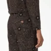Veste en toile de coton imprimée fleurs Ellis pour femme Veste en toile de coton imprimée fleurs Ellis pour femme