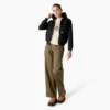 Veste en toile de coton pour femme doublée de polaire Veste en toile de coton pour femme doublée de polaire