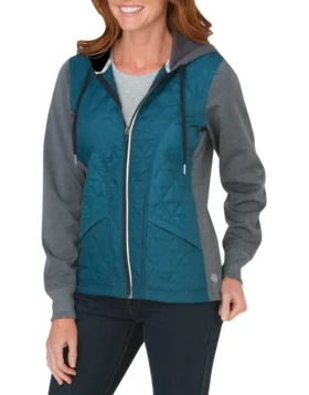 Veste matelassée en polaire technique Performance pour femme